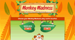 Desktop Screenshot of monkeymadnessplay.com